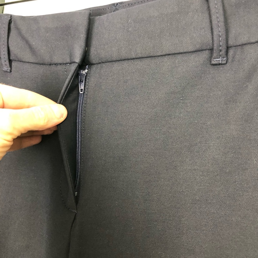 Talbots 10” Rise 8P Blue Capri Dress Trouser Pants - Picture 3 of 12